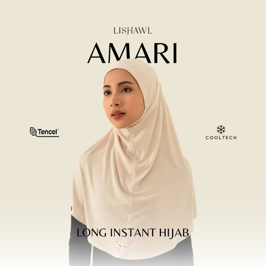 LISHAWL - Amari Long Instan Hijab (READY STOCK)
