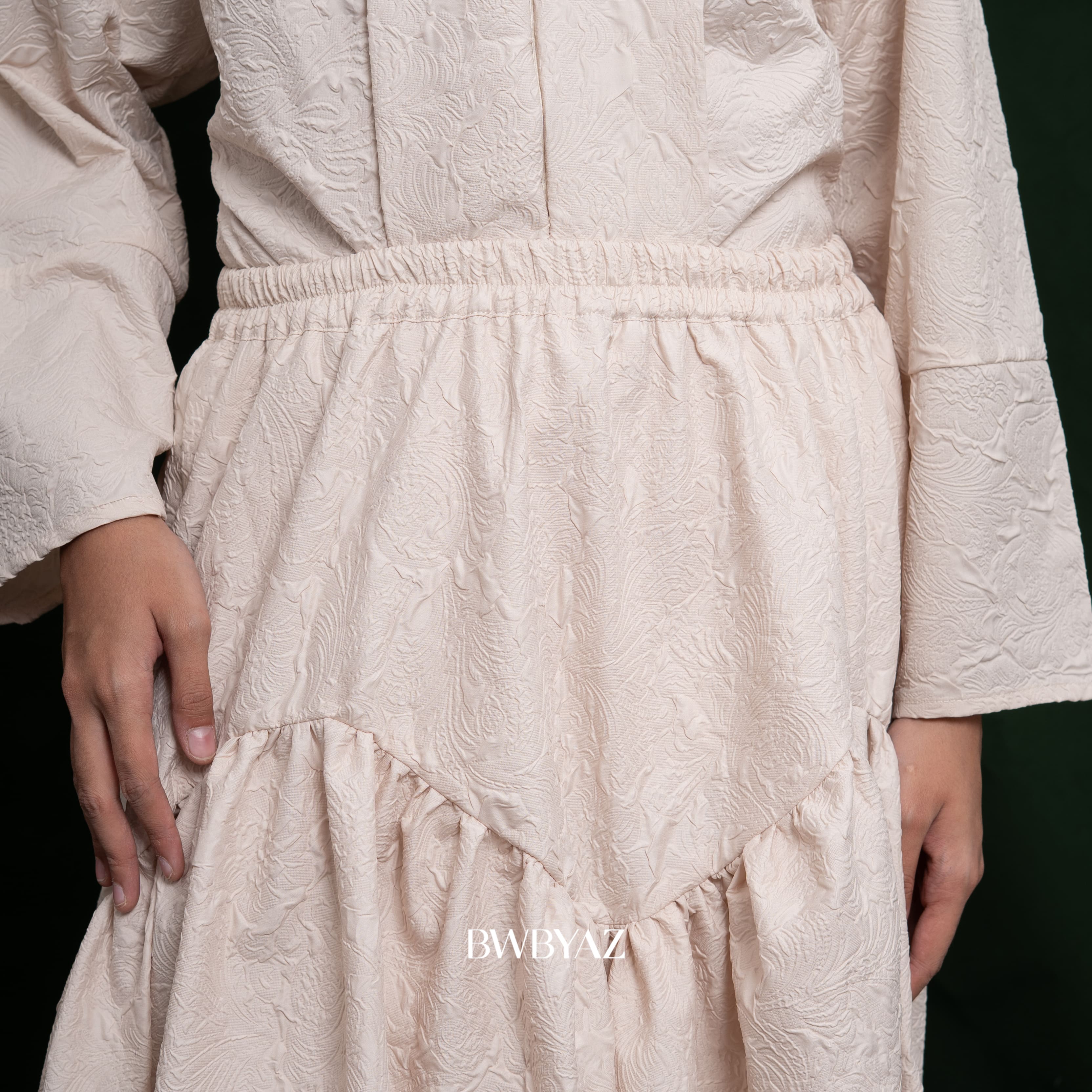 BWBYAZ RONA JELITA JMFW COLLECTION - Mareen Wave Skirt (READY STOCK)