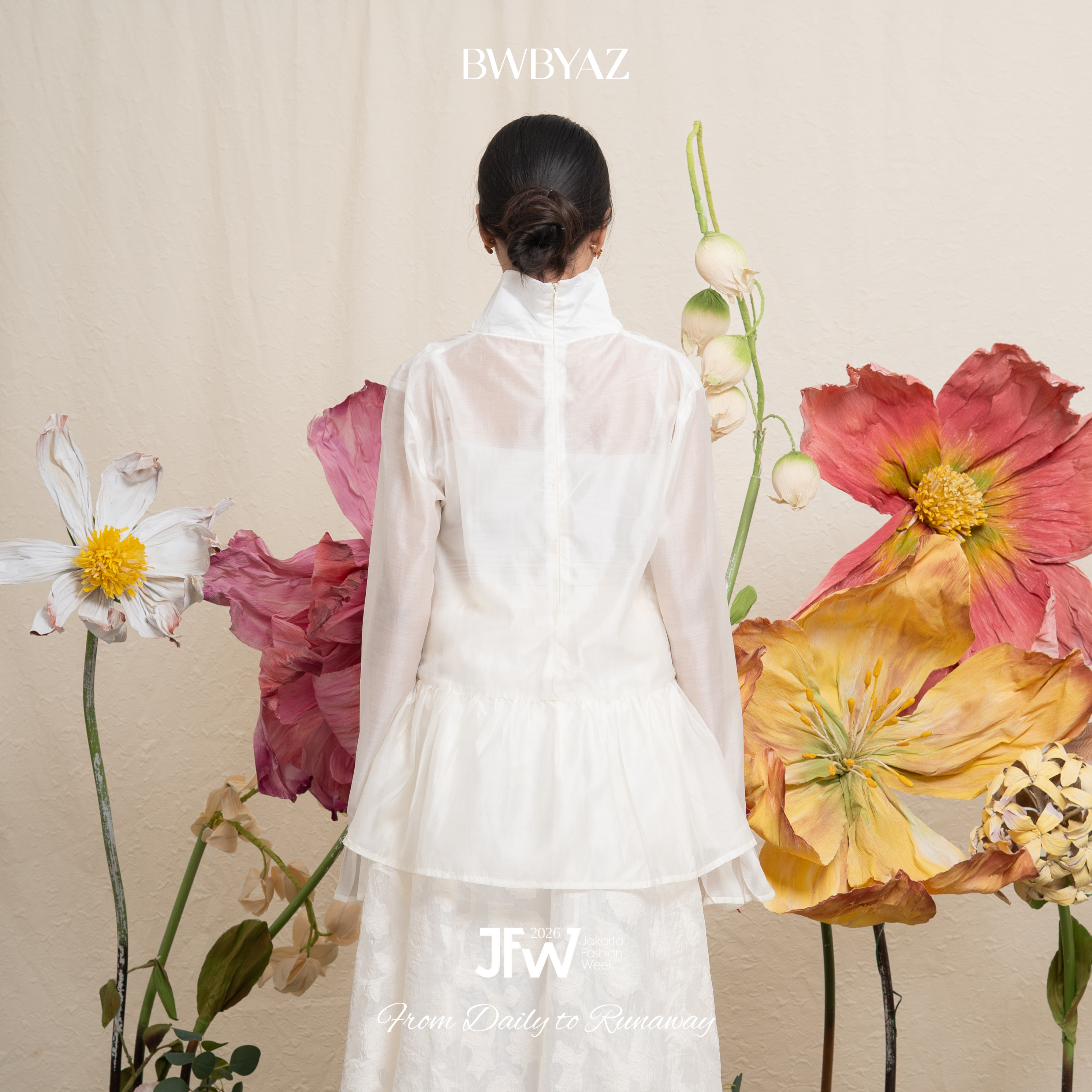 BWBYAZ JFW COLLECTION - Celina Ruffle Top (READY STOCK)