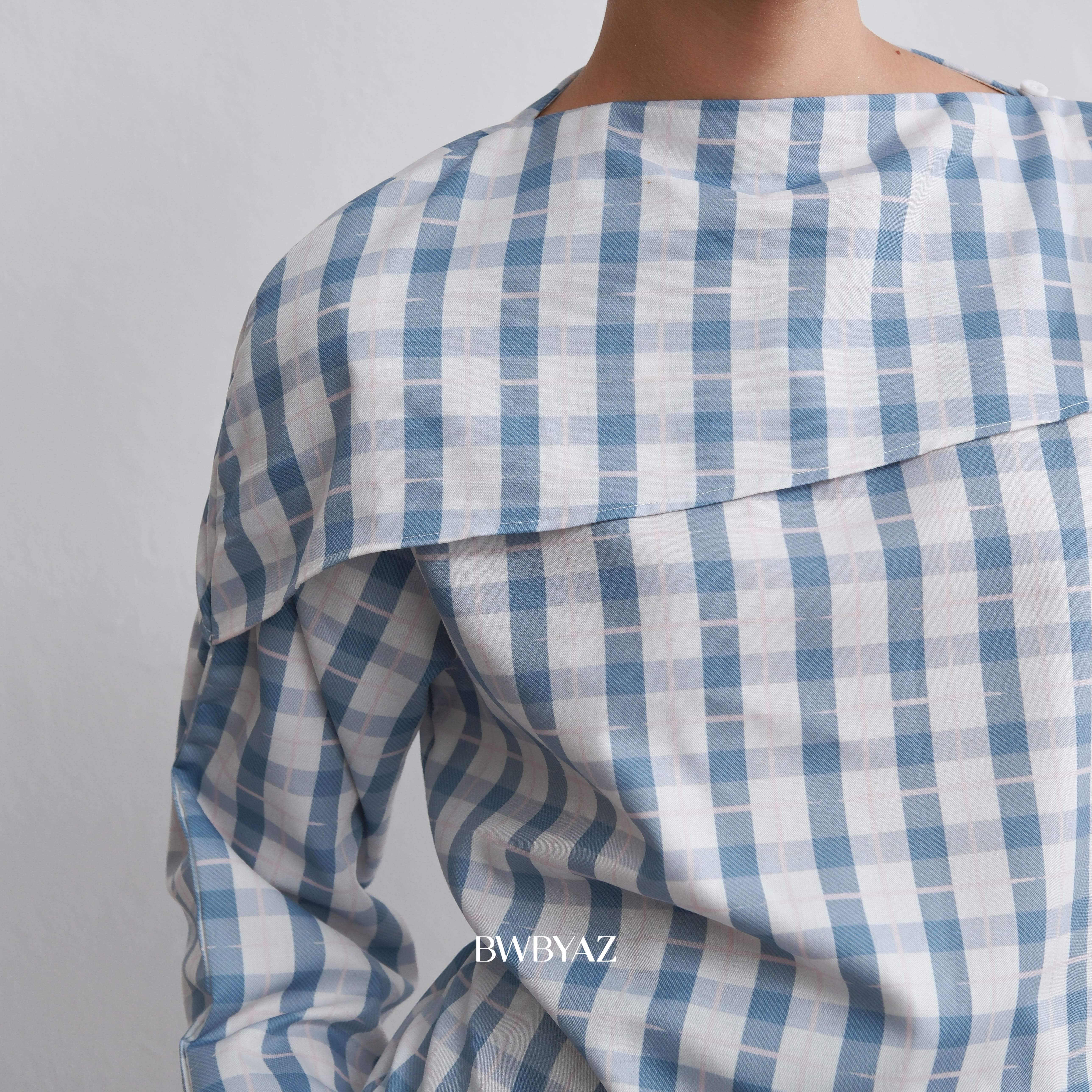 BWBYAZ - Hannan Shawl Top (READY STOCK)