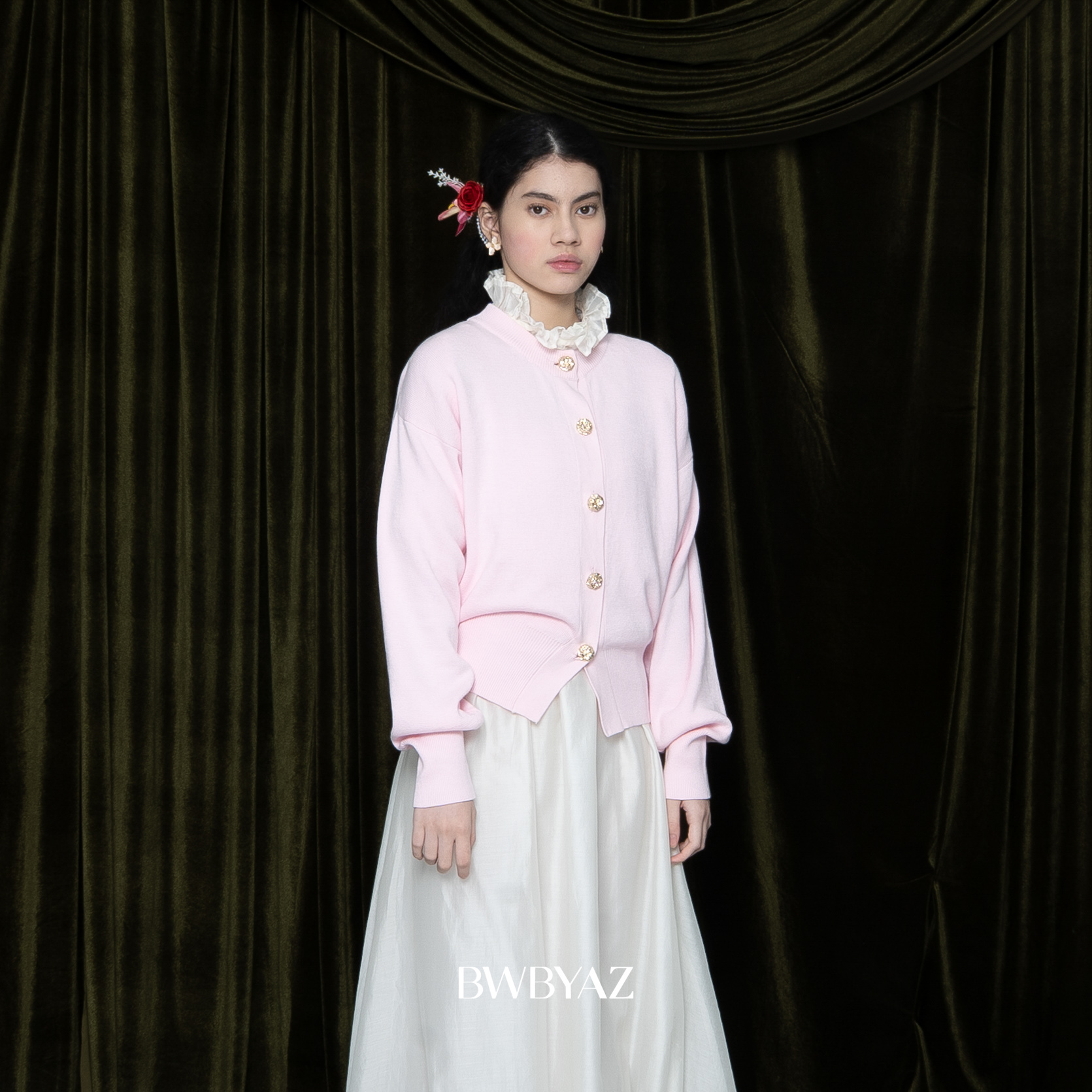 BWBYAZ - Sophia Fitted Knit (READY STOCK)