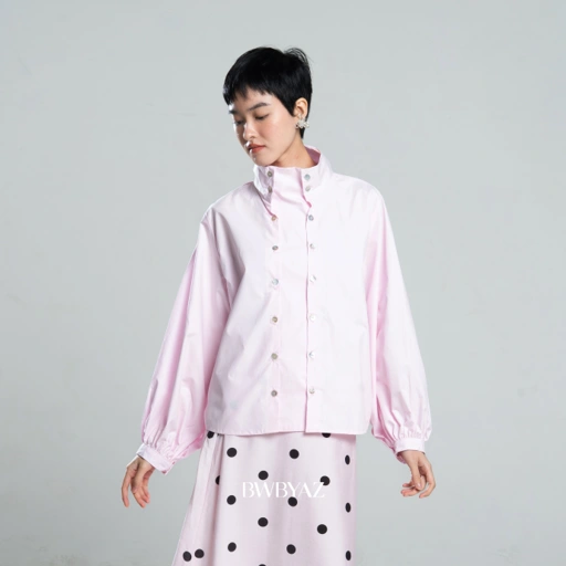 Image of BWBYAZ - Vienna Double Button Shirt (READY STOCK)