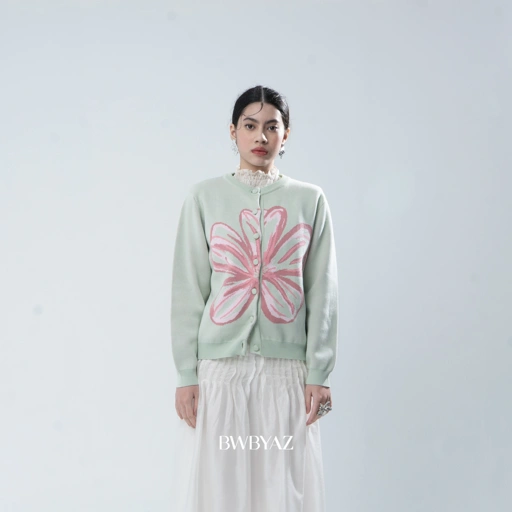 Image of BWBYAZ - Athara Bloom Cardigan (READY STOCK)