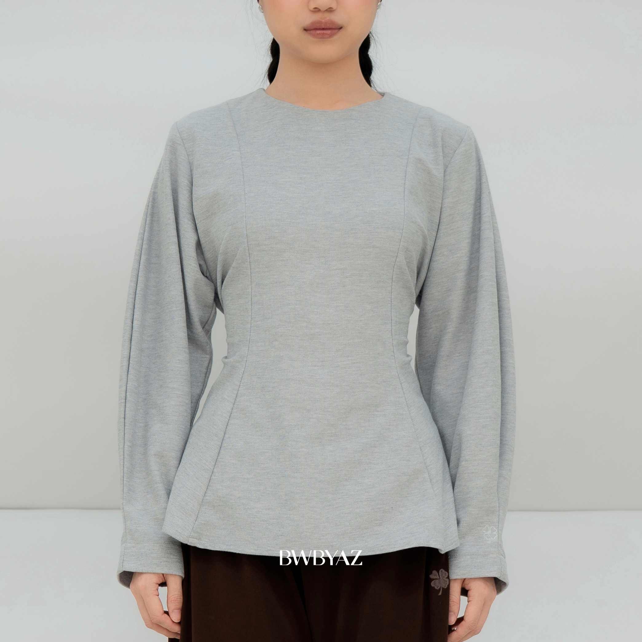 BWBYAZ - Zoe Peplum Longsleeve