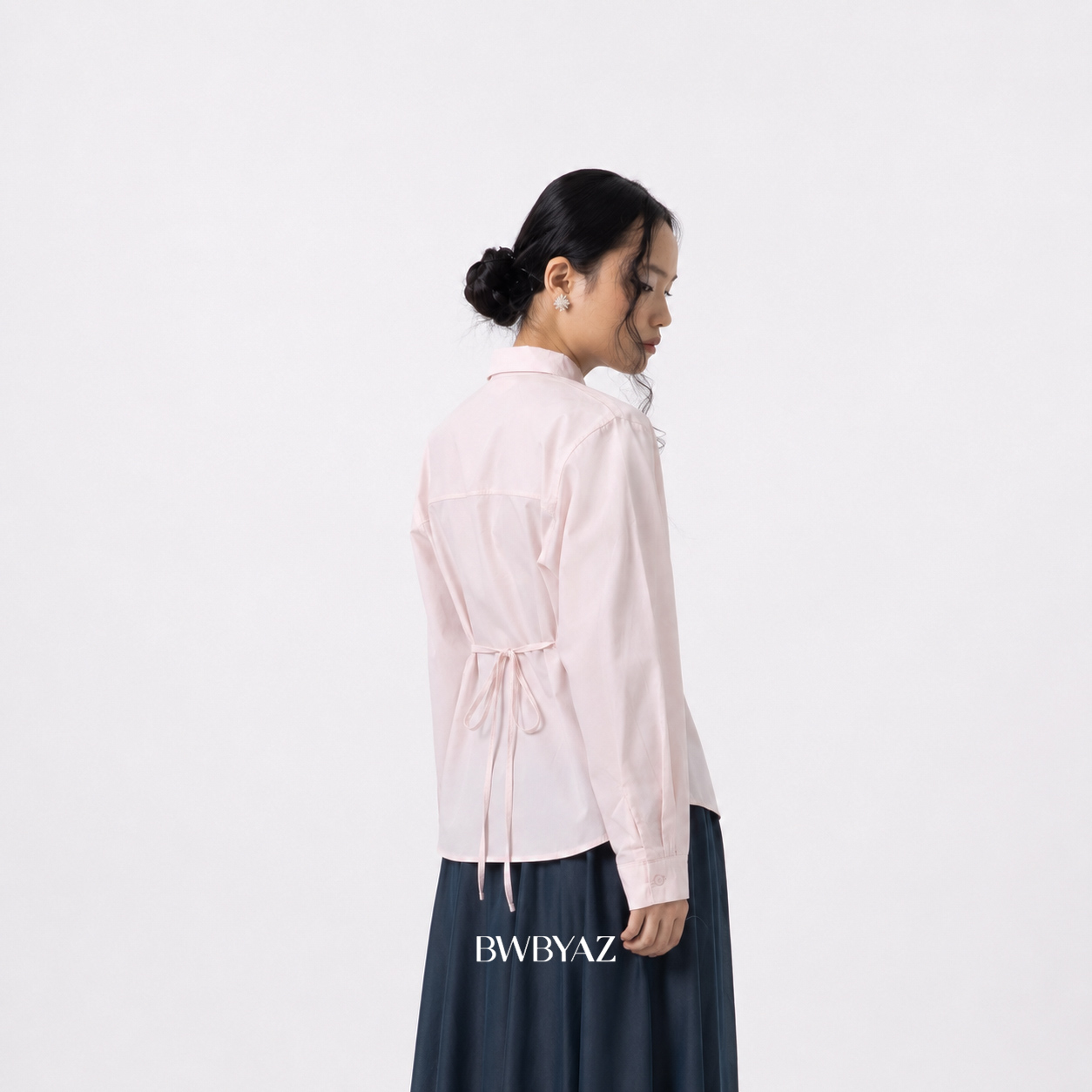 BWBYAZ - Thaliana Blooming Shirt (READY STOCK)