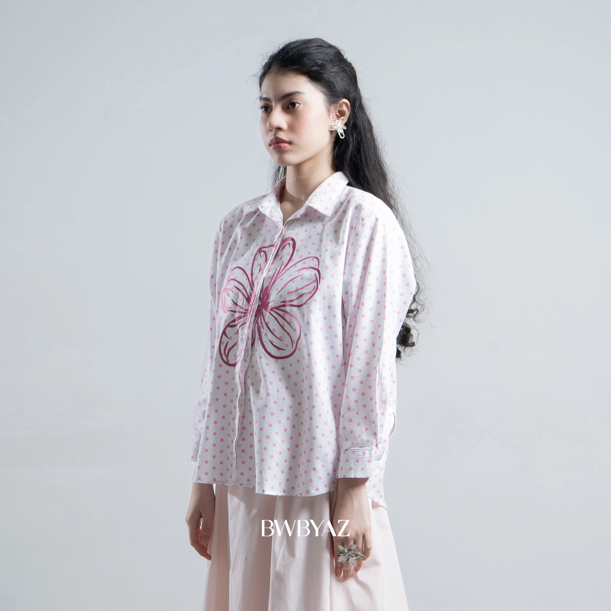 BWBYAZ - Sasmita Blooming Shirt Pattern