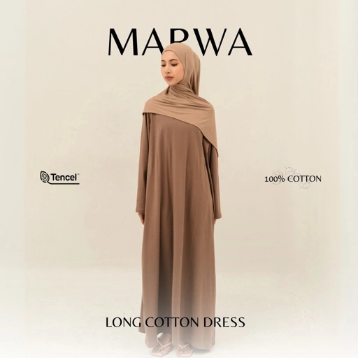 Image of LISHAWL - Marwa Long Cotton Dress (READY STOCK)
