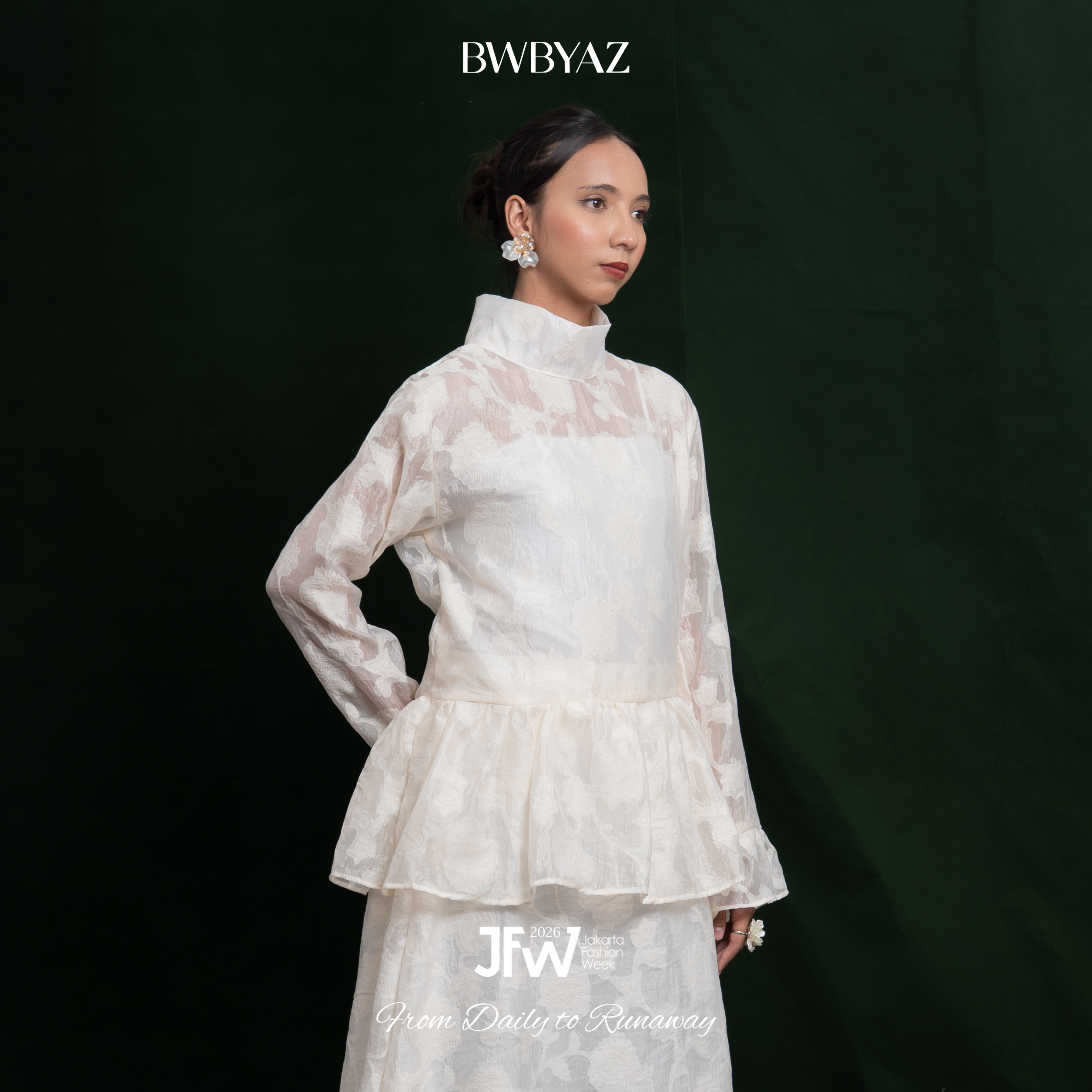 BWBYAZ JFW COLLECTION - Celina Ruffle Top (READY STOCK)