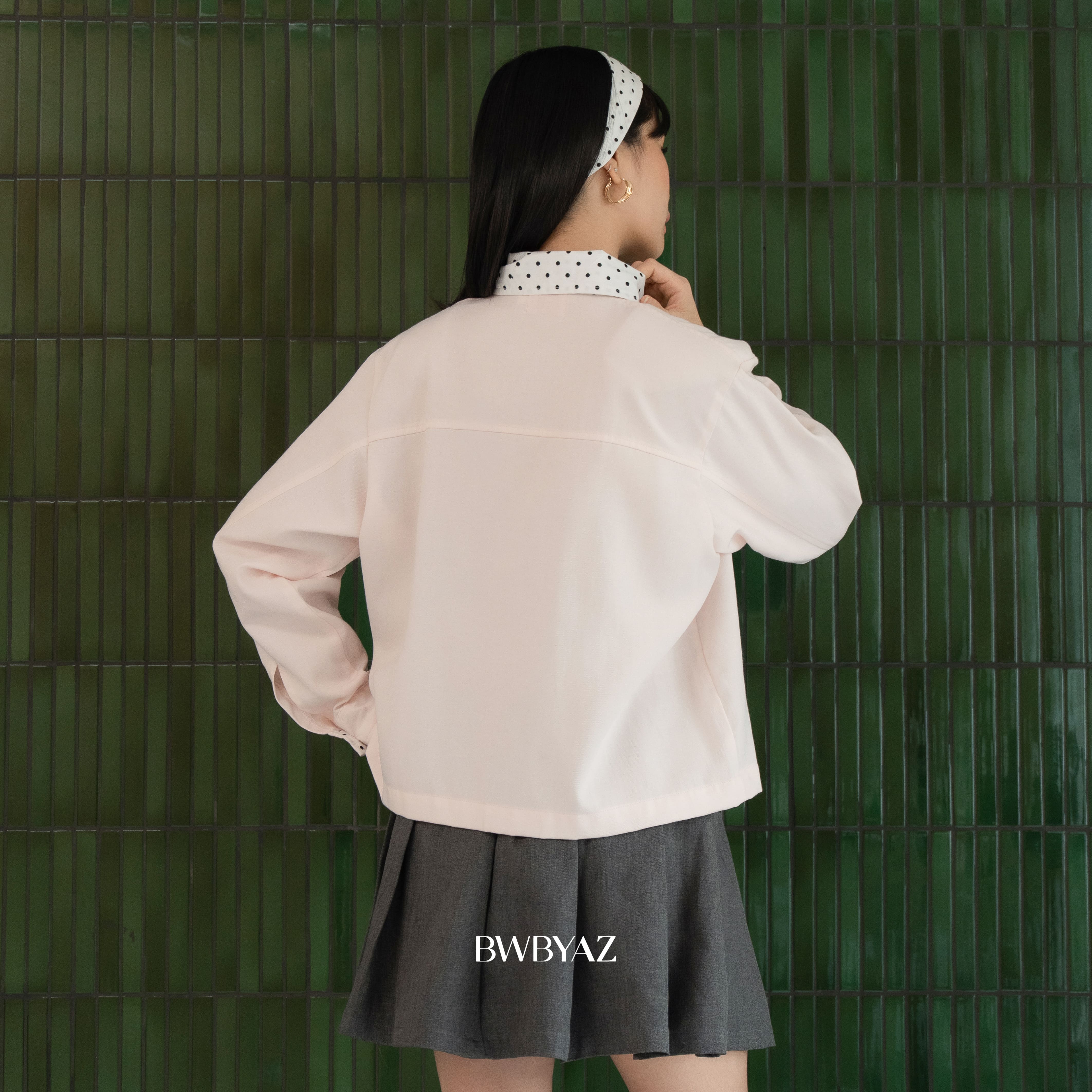 BWBYAZ - Kiana Boxy Jacket (READY STOCK)