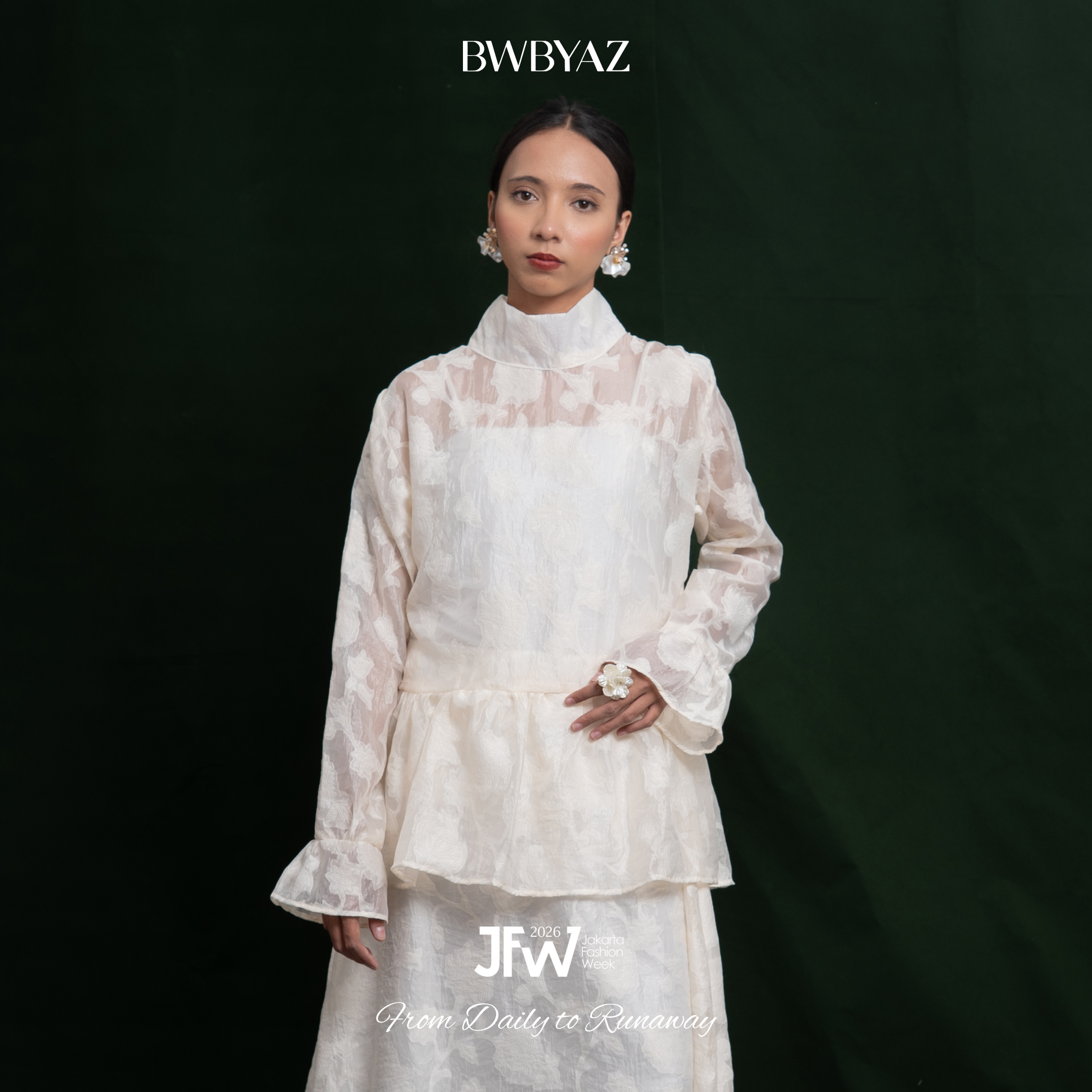 BWBYAZ JFW COLLECTION - Celina Ruffle Top (READY STOCK)