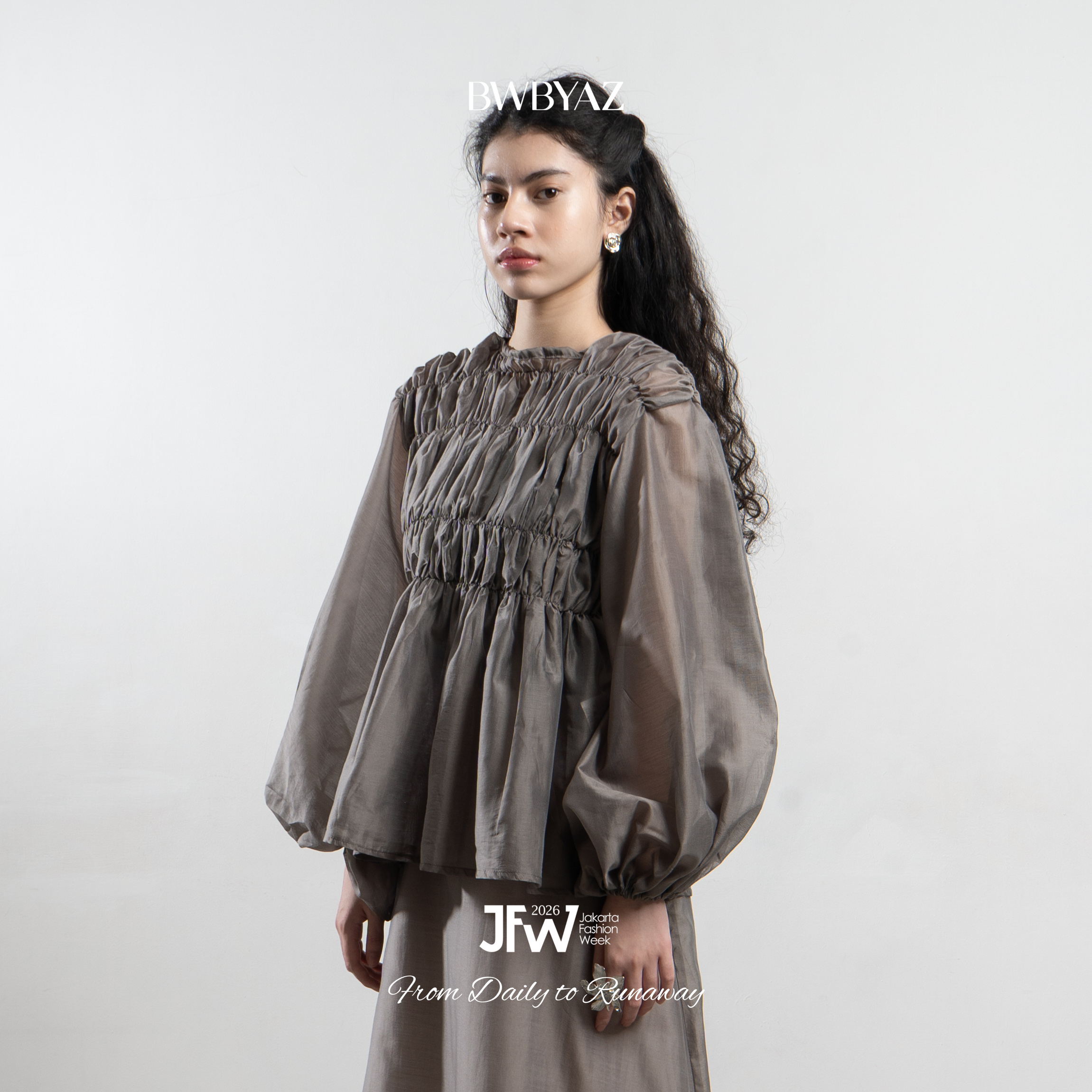 BWBYAZ JFW COLLECTION - Solene Shirred Blouse