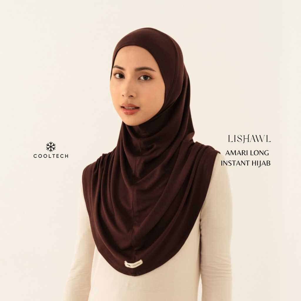 LISHAWL - Amari Long Instan Hijab (READY STOCK)
