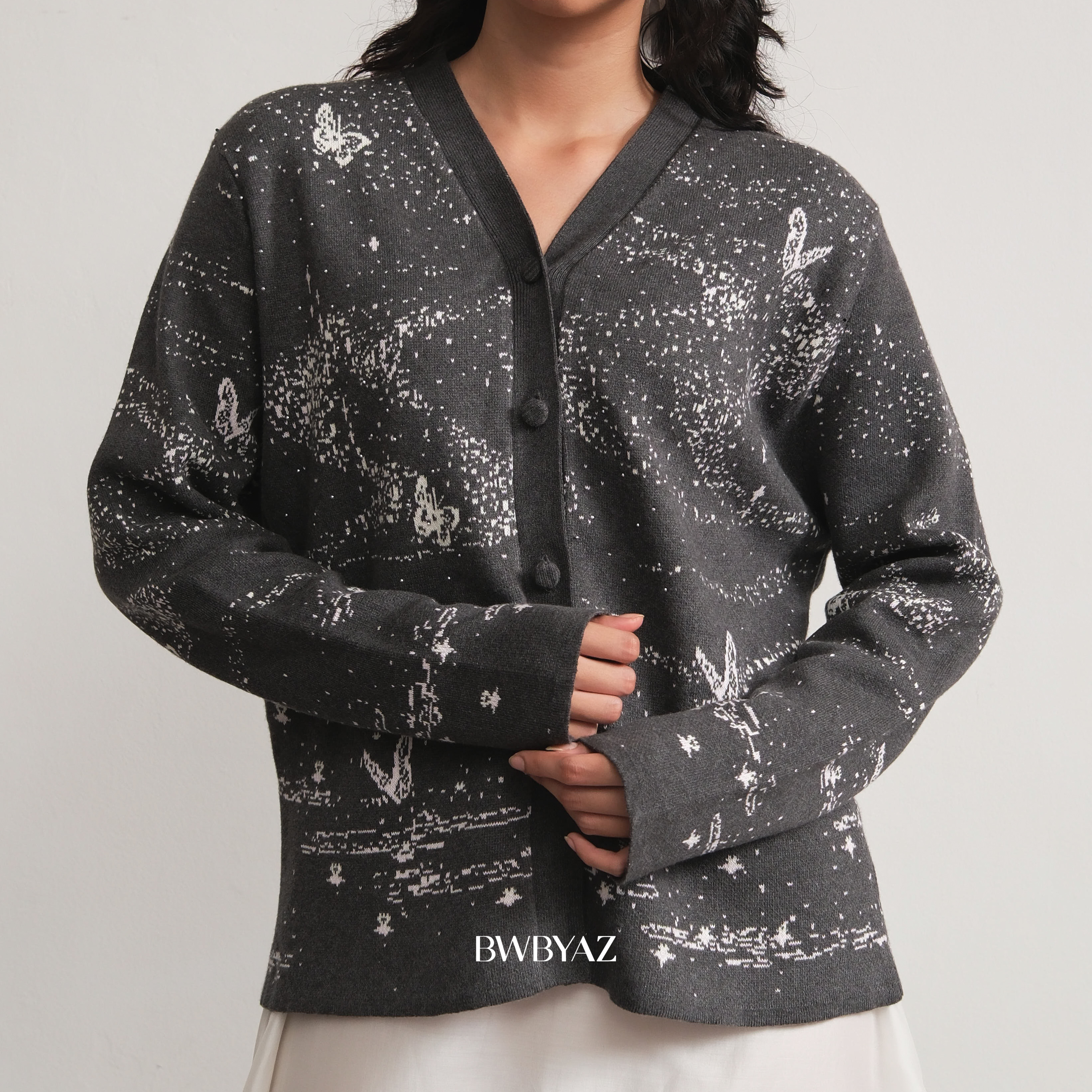 BWBYAZ - Cherine Sparkle Cardigan