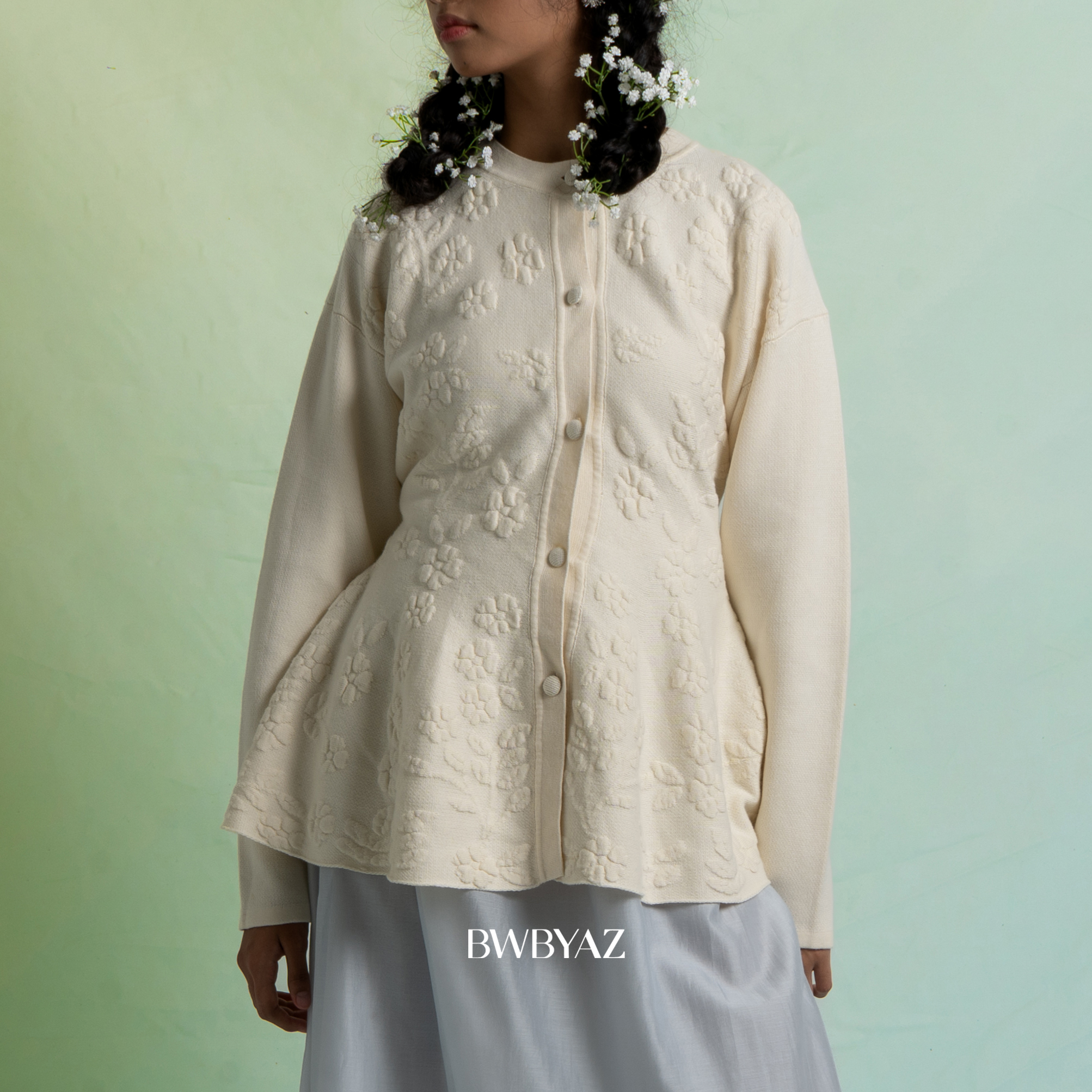 BWBYAZ - Aleya Peplum Knit (READY STOCK)