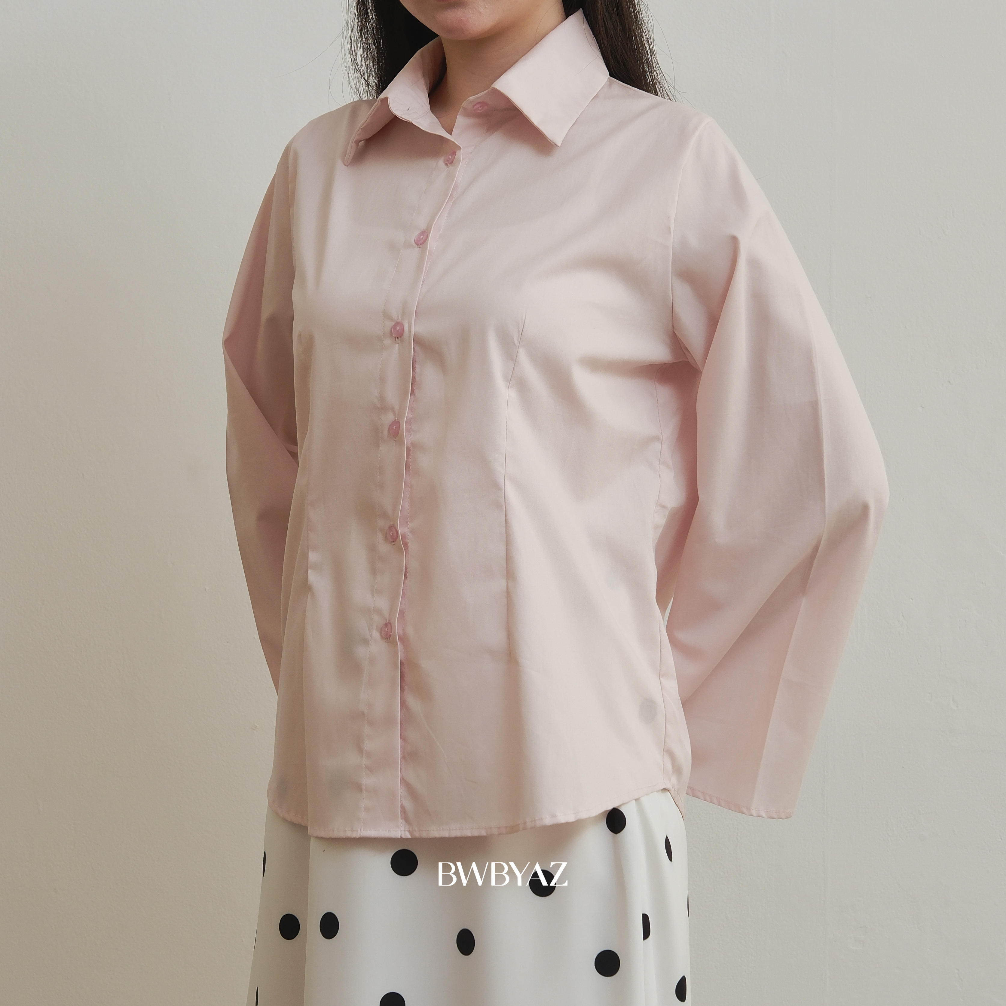 BWBYAZ - Classic Fitted Shirt (READY STOCK)