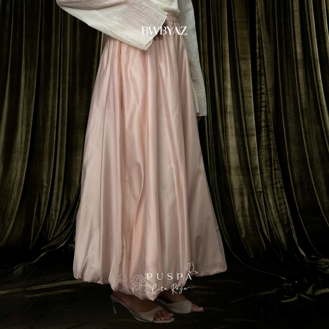 BWBYAZ - PUSPA CITA RAYA - Amarta Baloon Sheer Skirt