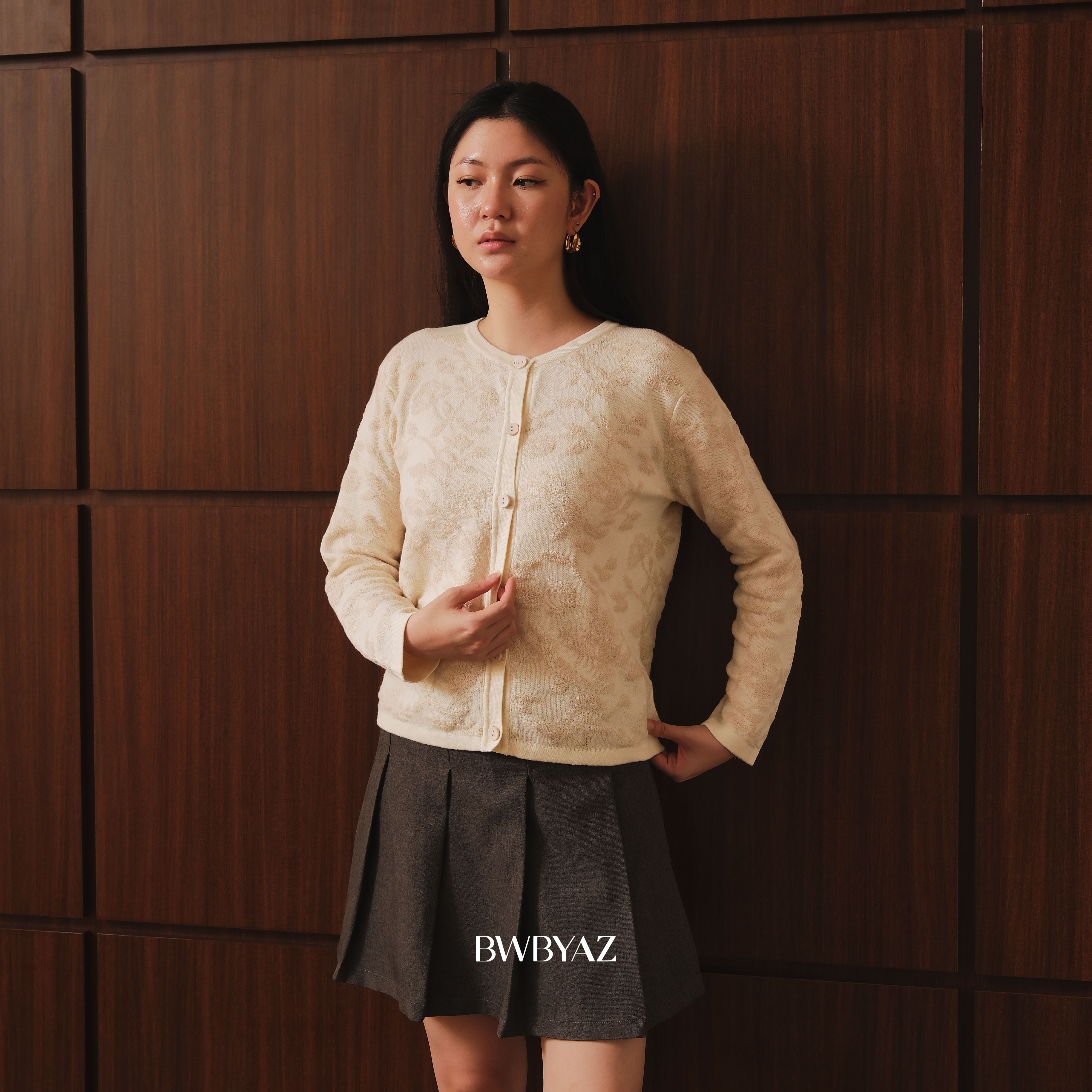 BWBYAZ - Nasya Rose Cardigan