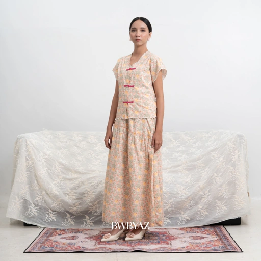 Image of BWBYAZ RONA JELITA JMFW COLLECTION - Ayuna Asymmetrical Skirt (READY STOCK)