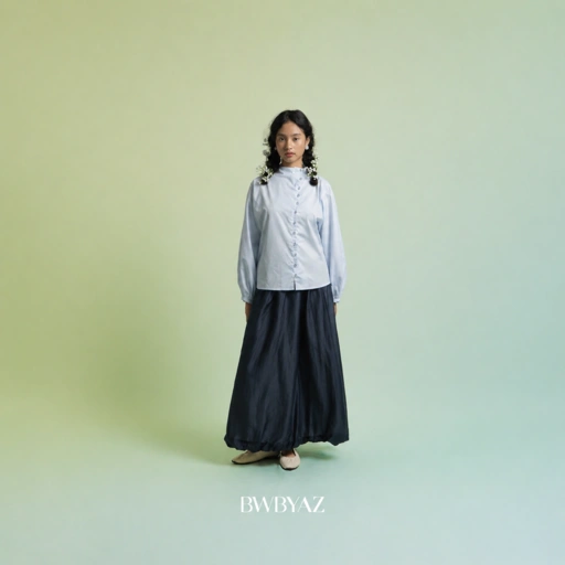 BWBYAZ - Estari Button Top (READY STOCK)