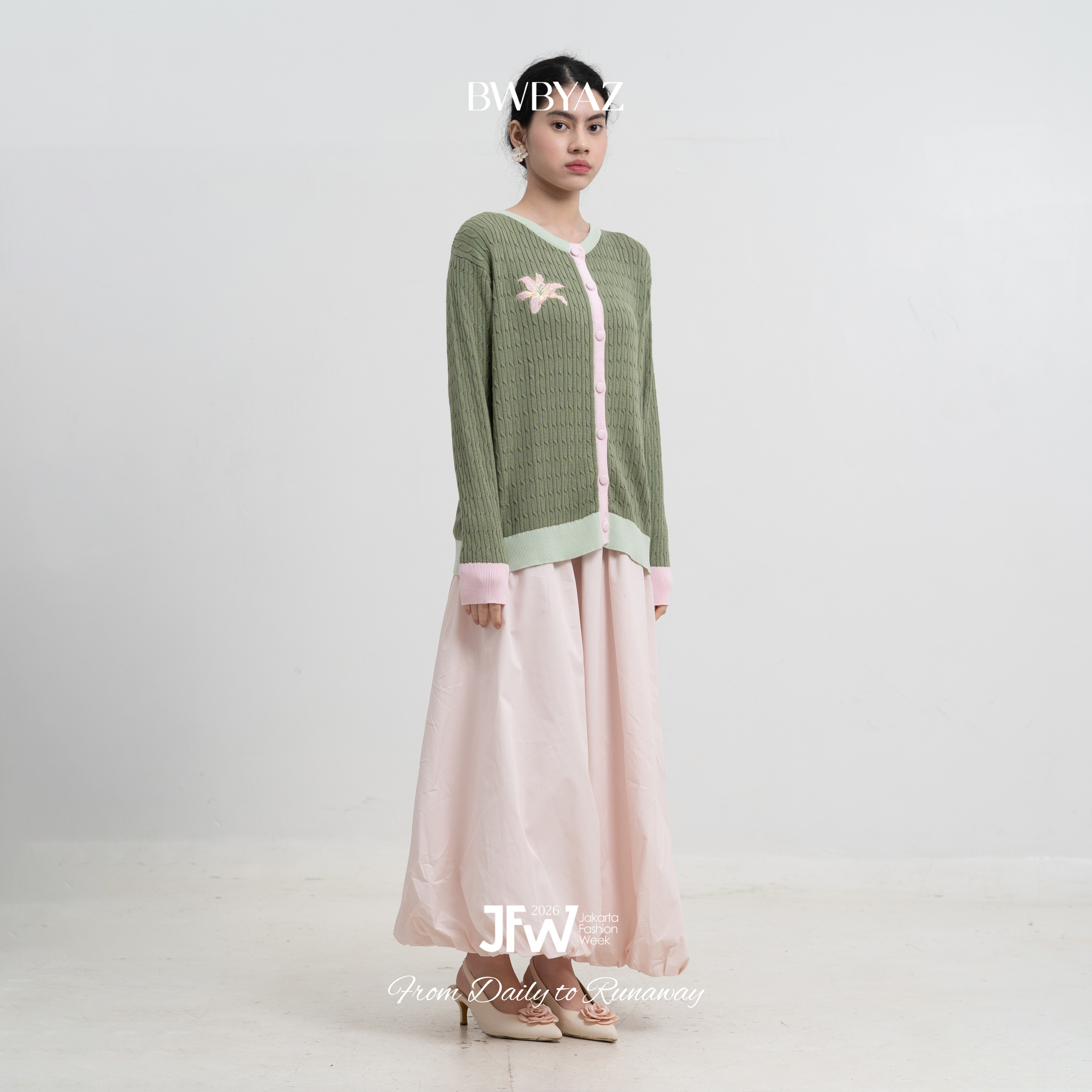 BWBYAZ JFW COLLECTION -  Lyan Cable Knit (READY STOCK)