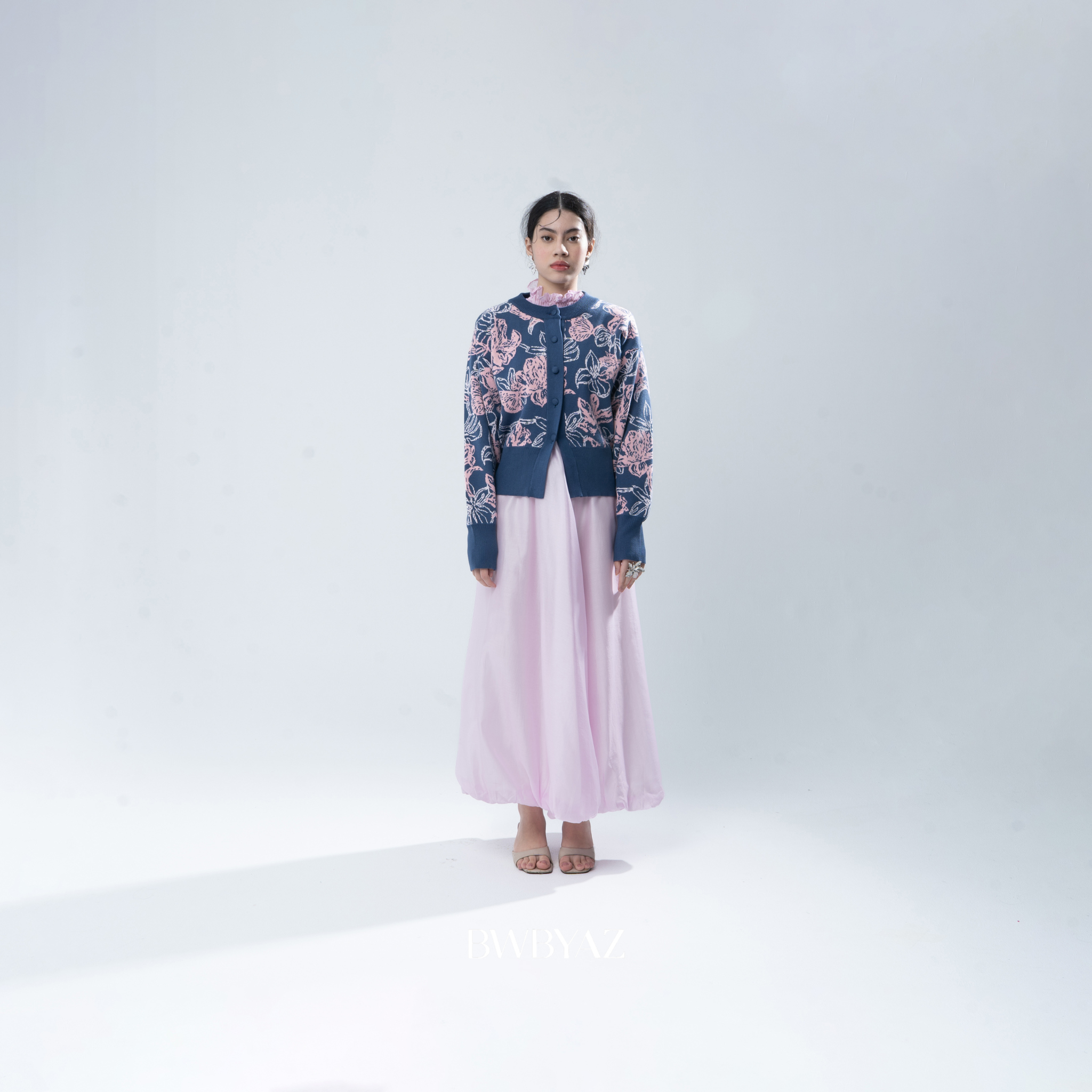 BWBYAZ JFW COLLECTION - Gia Fitted Knit Cardigan (READY STOCK)