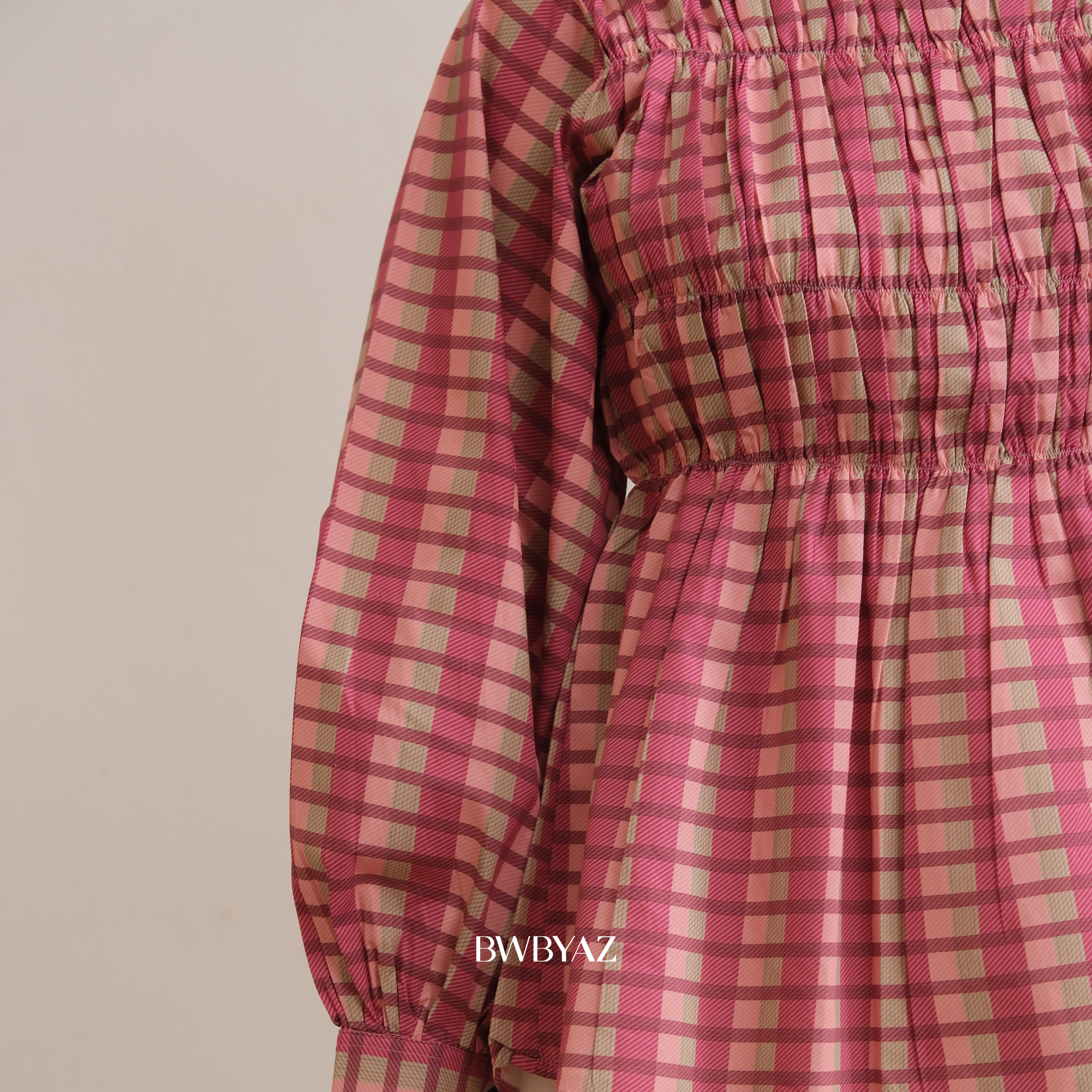 BWBYAZ - Pamela Shirred Blouse Pattern