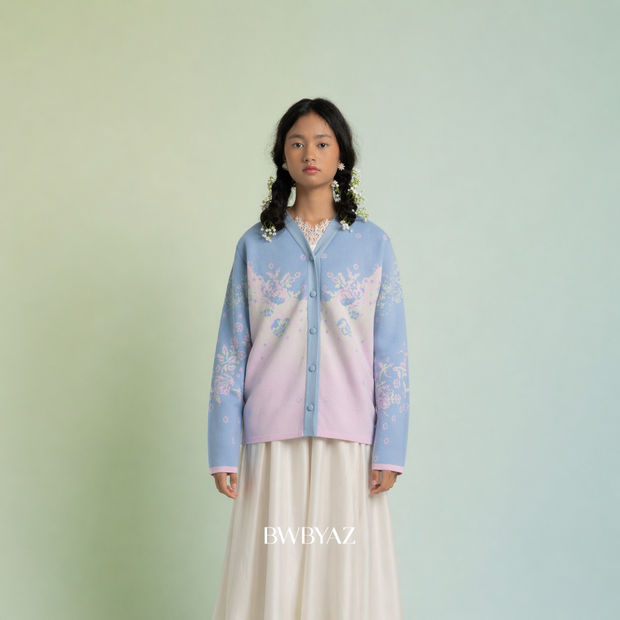BWBYAZ JFW COLLECTION - Rosienne Knit Cardigan (READY STOCK)