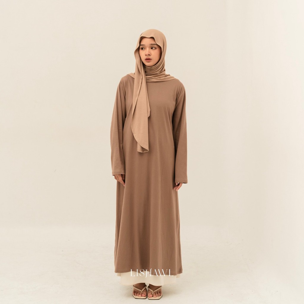 LISHAWL - Camila Midi Cotton Dress (READY STOCK)