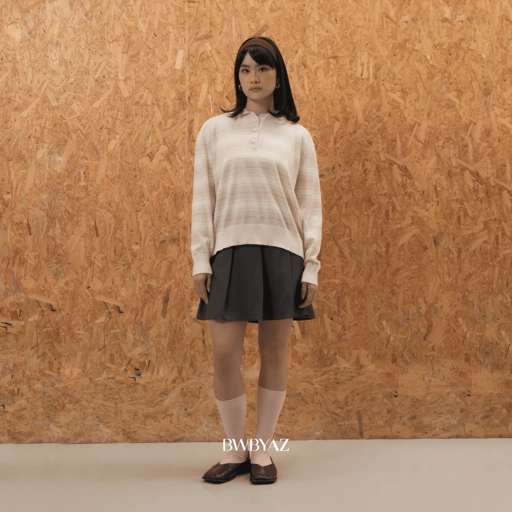 BWBYAZ - Marvine Stripes Knit (READY STOCK)