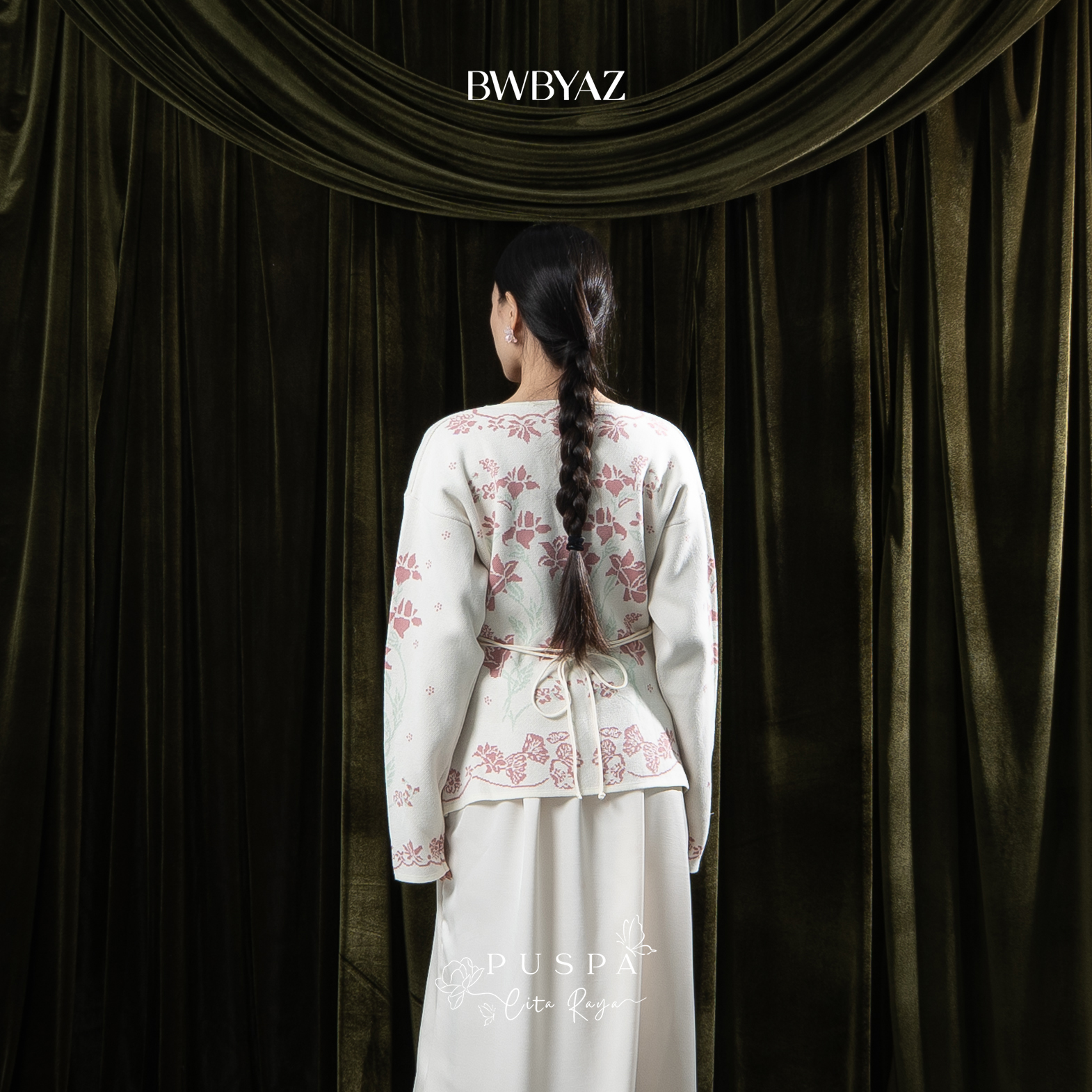 BWBYAZ - PUSPA CITA RAYA - Nona Danastri Knit Kebaya (READY STOCK)