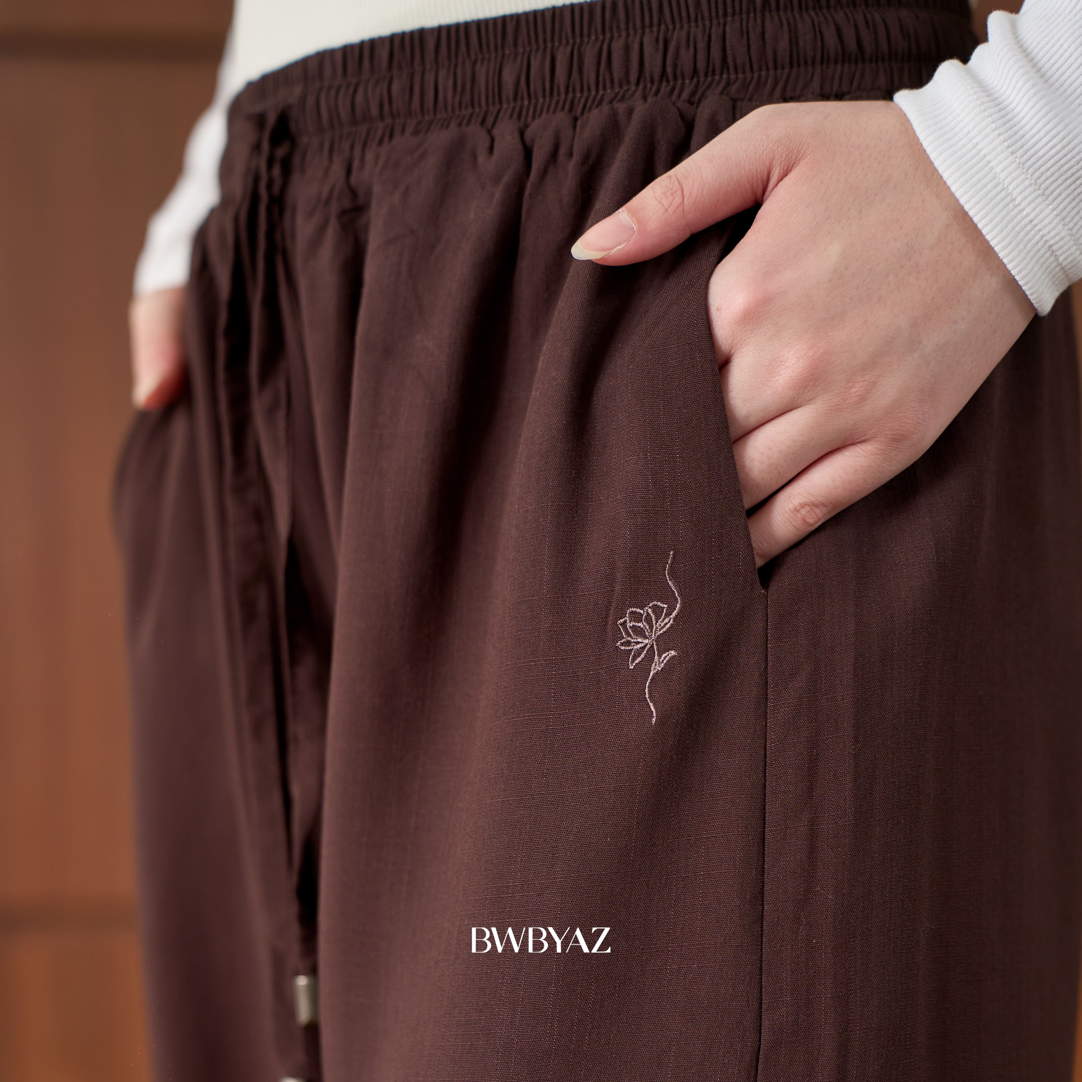 BWBYAZ - Rianka Loose Pants (READY STOCK)