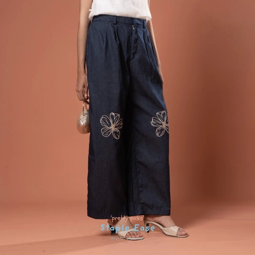 Image of BWBYAZ - Jeana Embroidery Pants