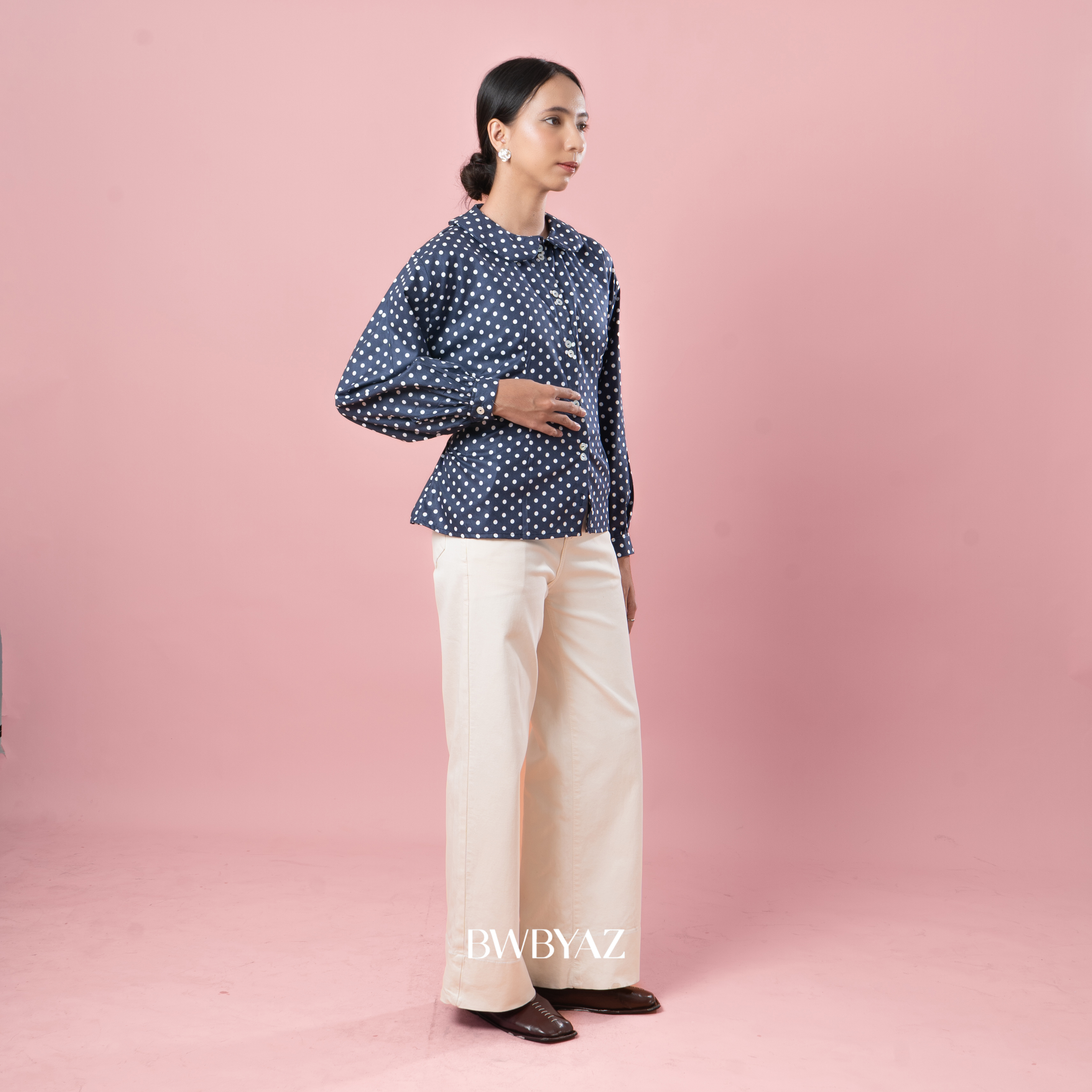 BWBYAZ STAPLE EASE - ALTHEA FITTED SHIRT