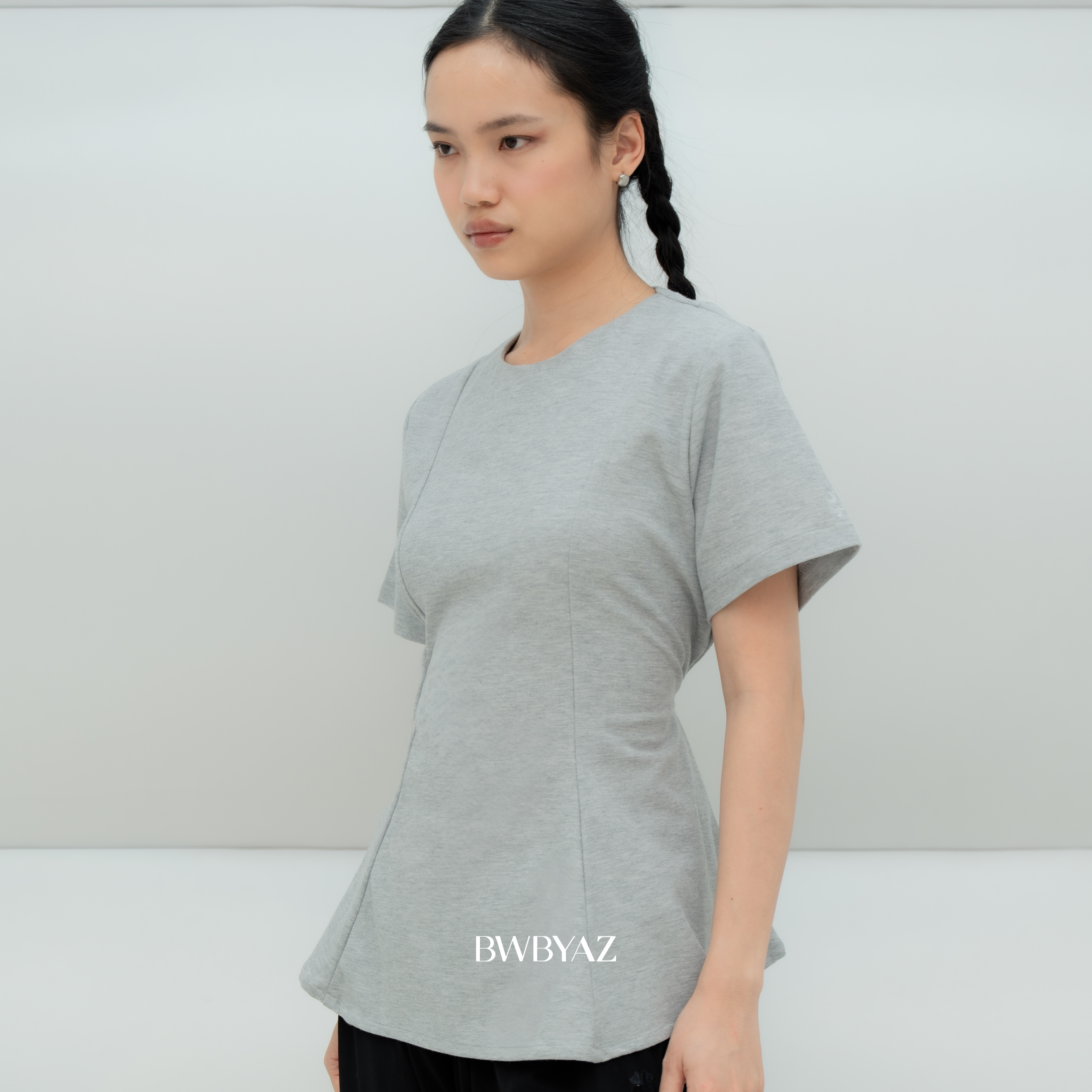 BWBYAZ - Zoe Peplum Shortsleeve