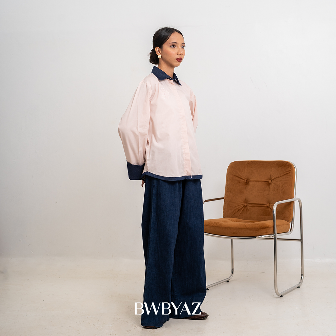 BWBYAZ - Wendy Two Tone Shirt.