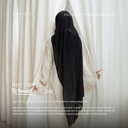 Image of LISHAWL - Tyla Tencel Viscose Pashmina (READY STOCK)