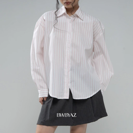 Image of BWBYAZ - Jacey Oversized Shirt (READY STOCK)