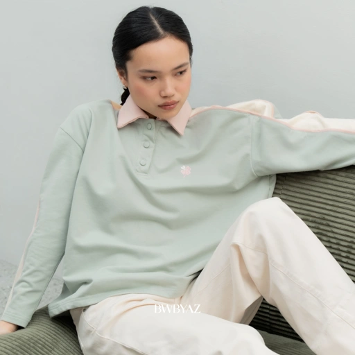 BWBYAZ - Mairyn Polo Shirt (READY STOCK)