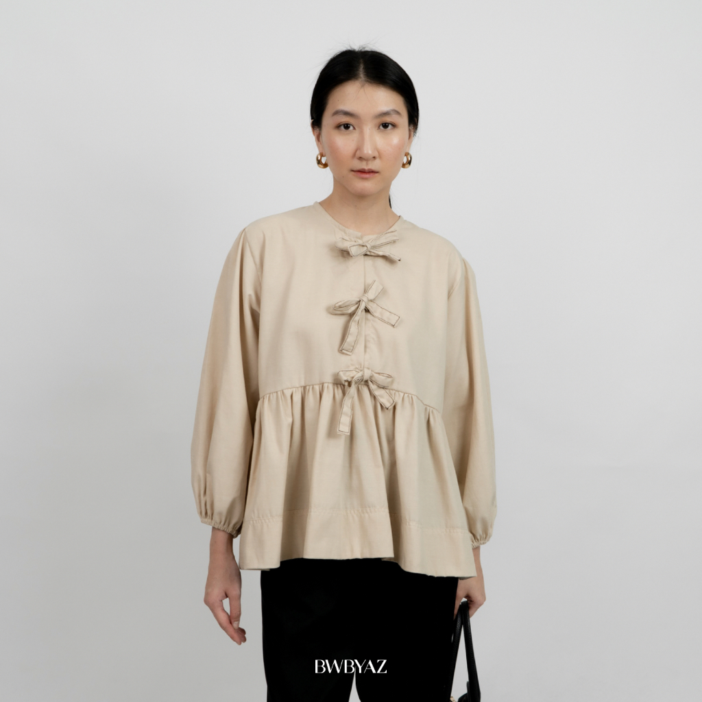 BWBYAZ - Anya Puffy Blouse (READY STOCK)
