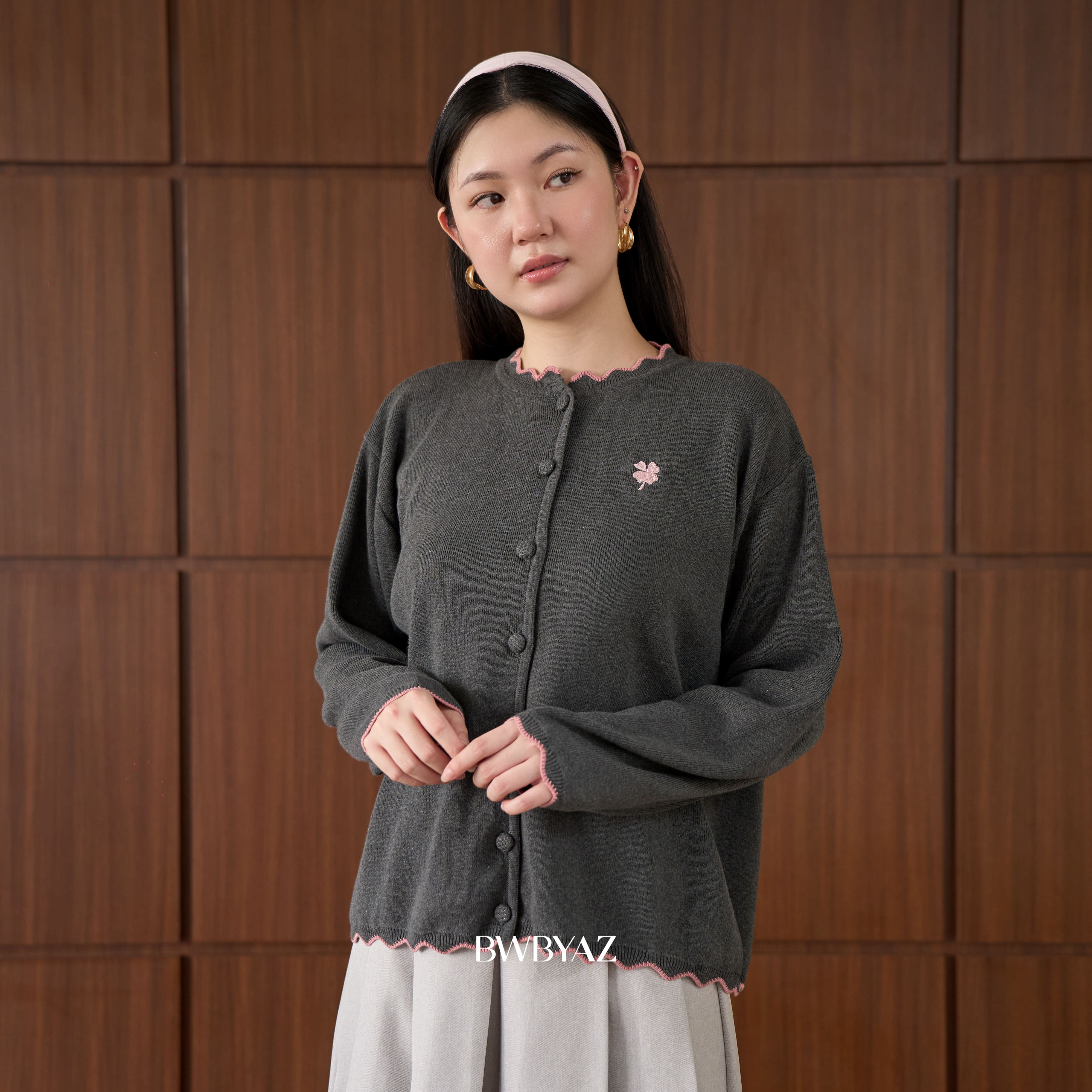 BWBYAZ - Becca Scallop Cardigan