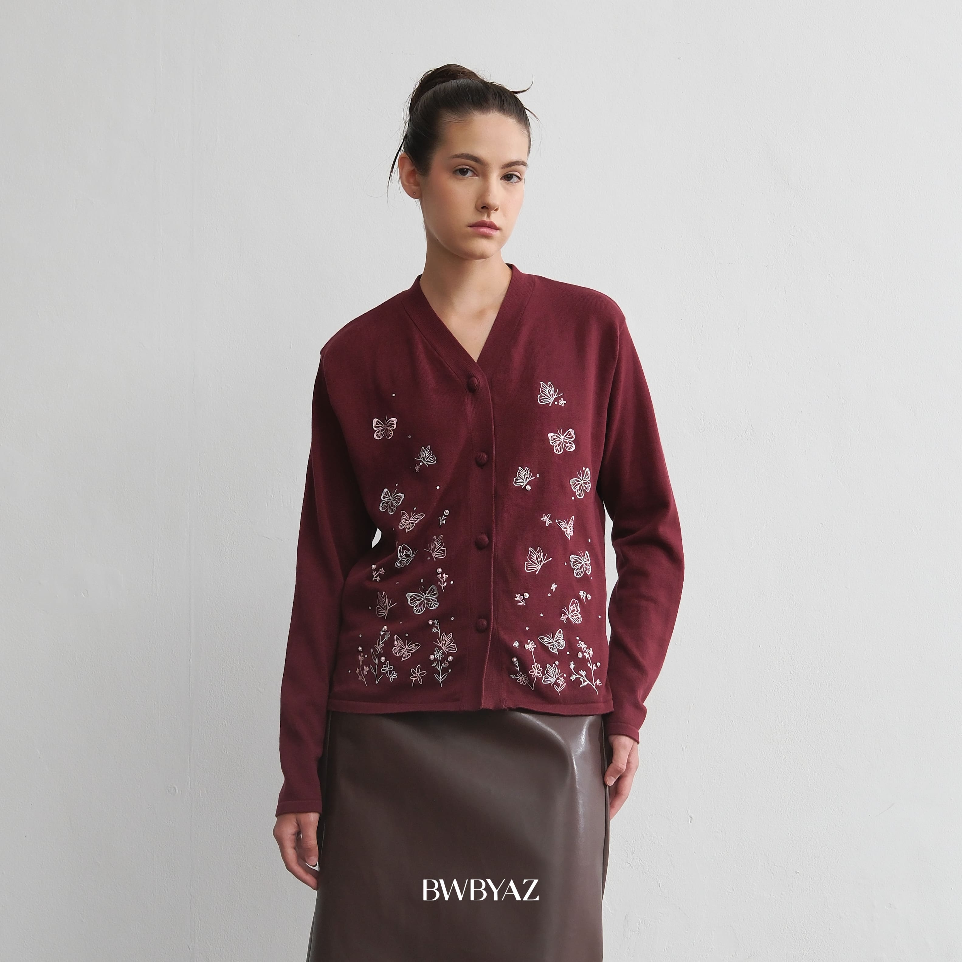 BWBYAZ - Svala Embroidery Cardigan