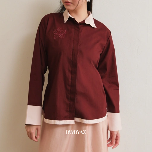 BWBYAZ - Wendy Two Tone Shirt.