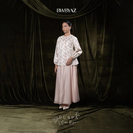 BWBYAZ - PUSPA CITA RAYA - Nona Damaira Shirred Blouse.