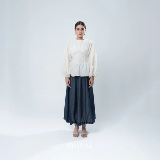 Image of BWBYAZ - Zorya Stagen Blouse (READY STOCK)