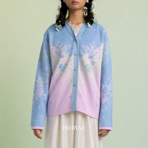 BWBYAZ JFW COLLECTION - Rosienne Knit Cardigan (READY STOCK)