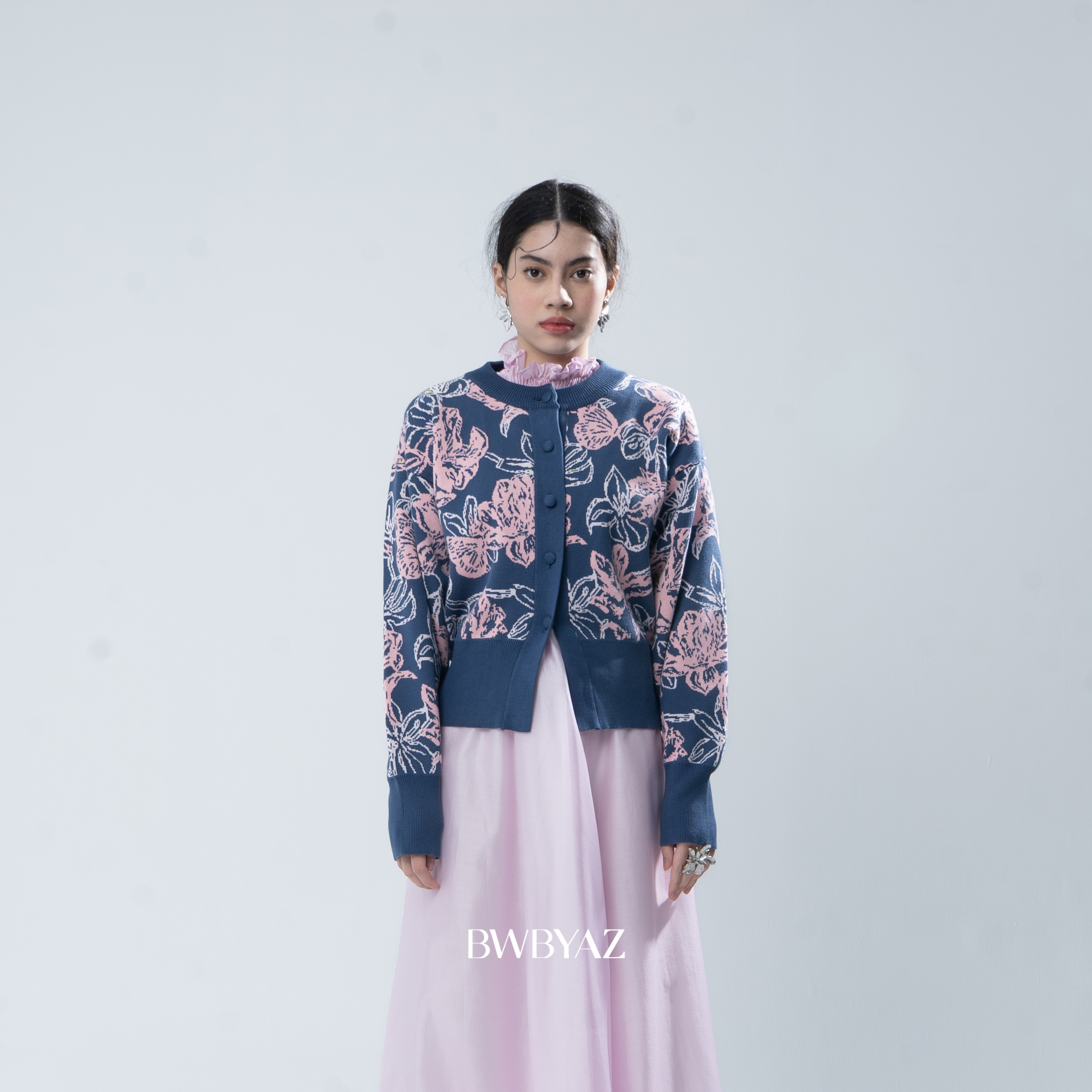 BWBYAZ JFW COLLECTION - Gia Fitted Knit Cardigan (READY STOCK)
