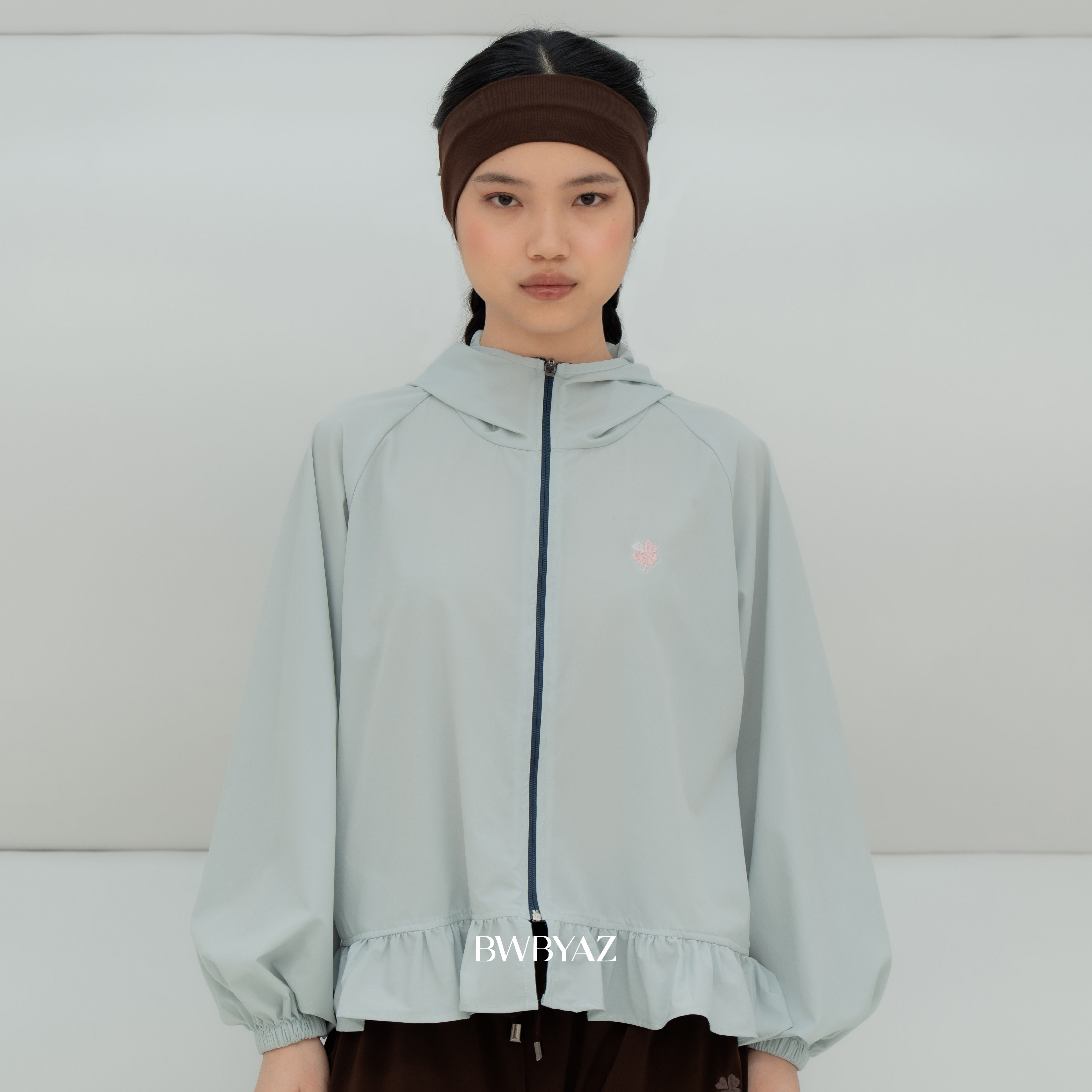 BWBYAZ -  Ivy Ruffle Jacket (READY STOCK)