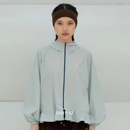 BWBYAZ -  Ivy Ruffle Jacket (READY STOCK)