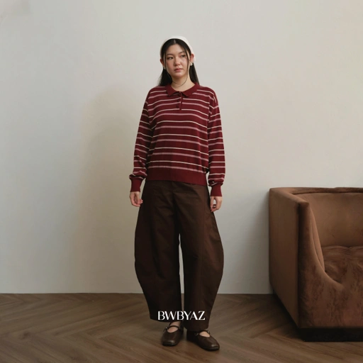 BWBYAZ - Maven Stripes Knit (READY STOCK)