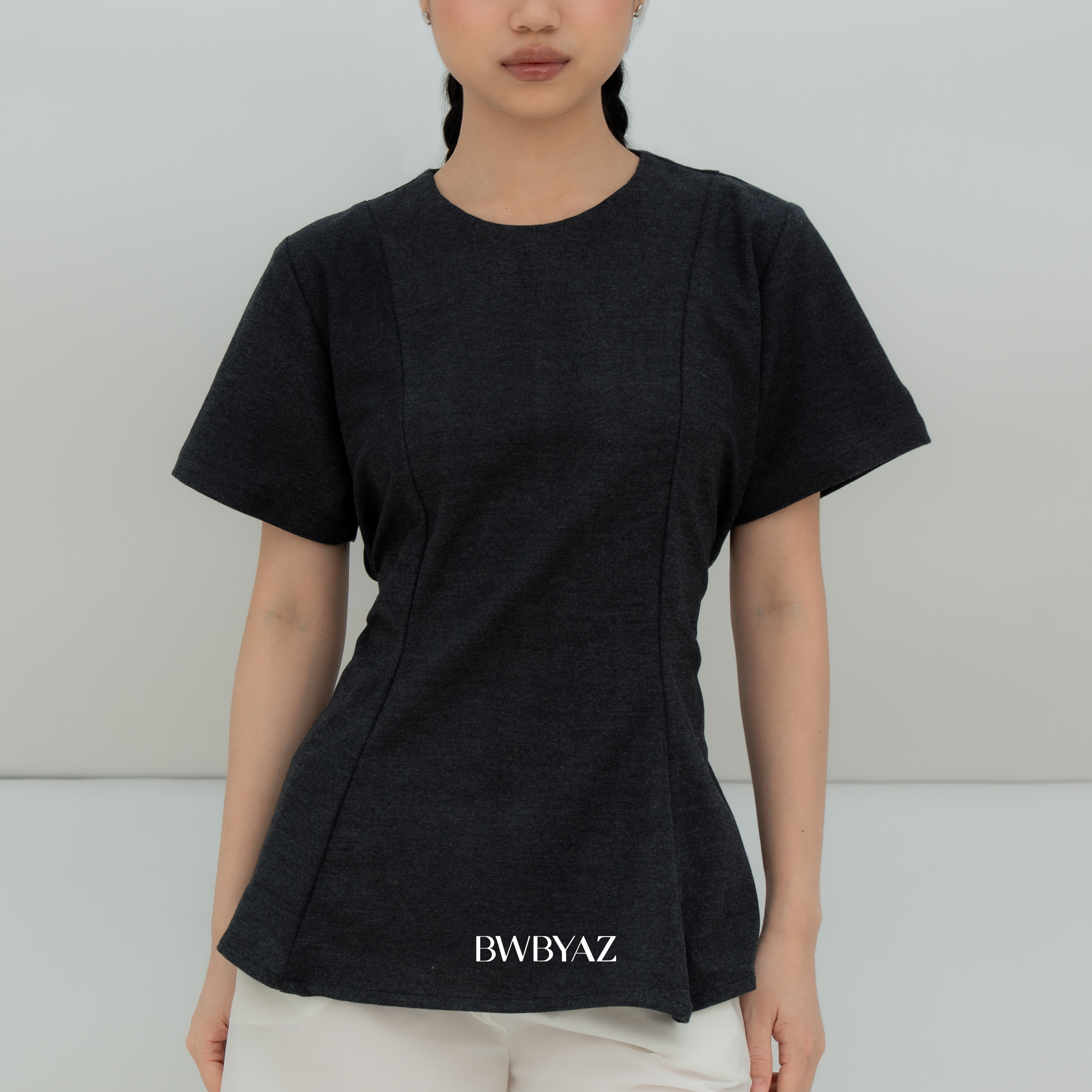 BWBYAZ - Zoe Peplum Shortsleeve